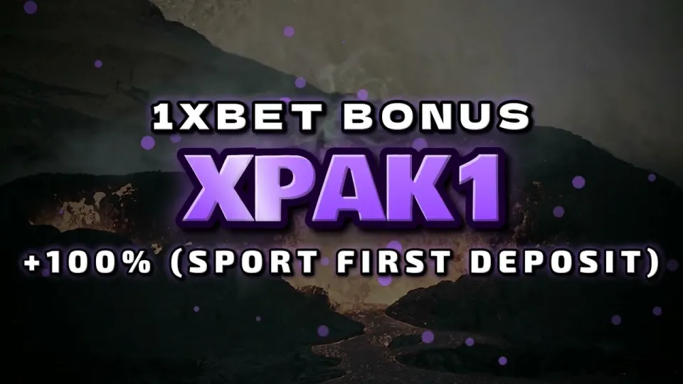 How the 1xBet welcome bonus works in 2026 when you register with promo code XPAK1